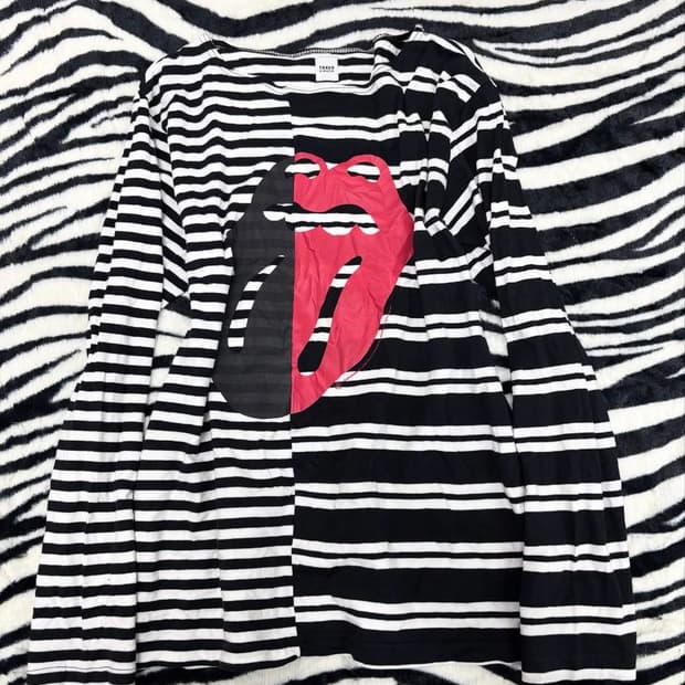 타케오 키쿠치 X 롤링스톤즈 Stripe Sleeve