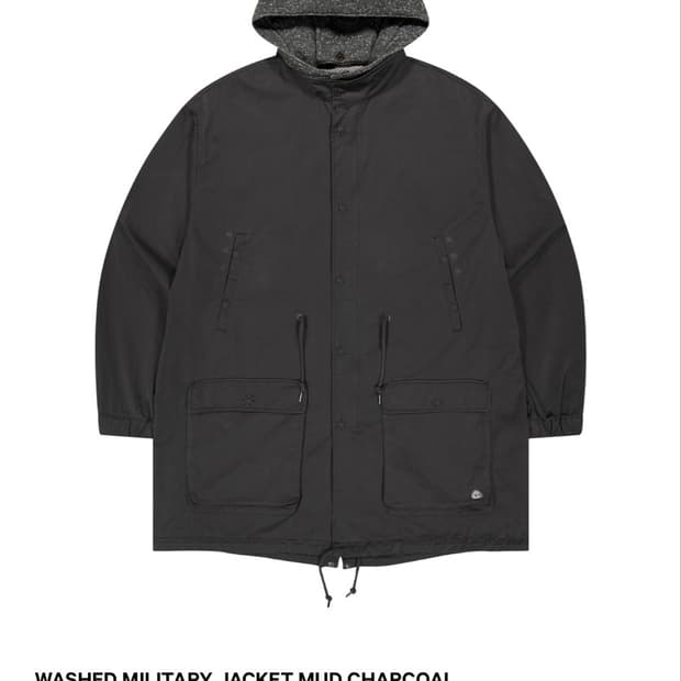 26FW 코이세이오 야상 차콜