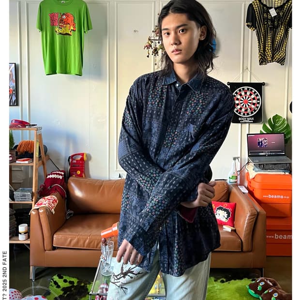 DIESEL Mixed Floral Pattern Rayon Shirt