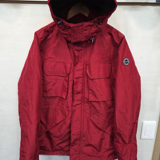 아베크롬비 투웨이 안감플리스 패디드 후드자켓 L