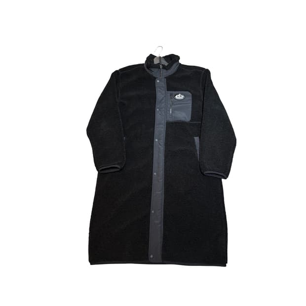 디스커버리 롱 후리스 뽀글이 자켓 블랙 100사이즈