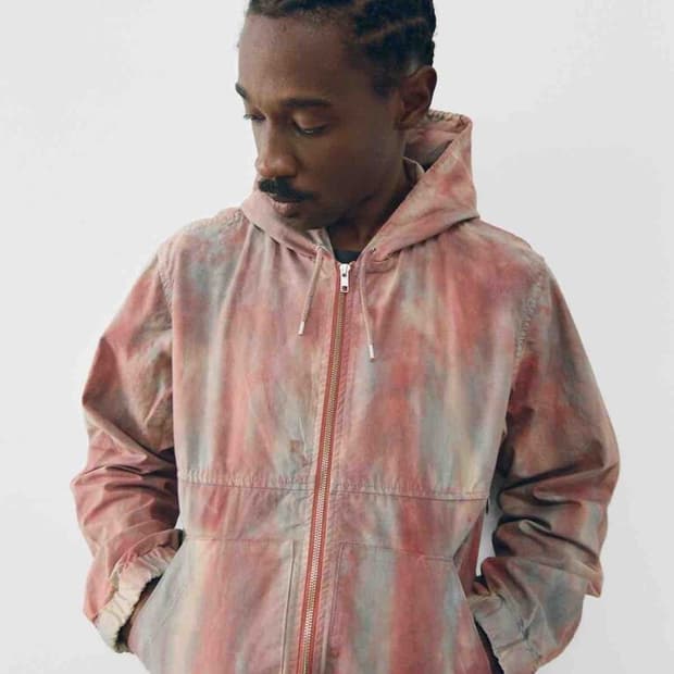 스투시 다이드 후드 워크 자켓