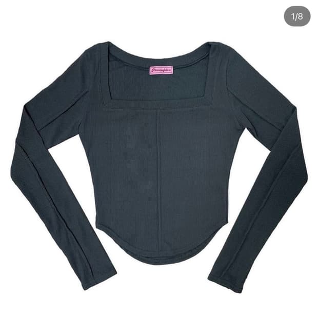 플리즈노팔로우 바비탑 차콜