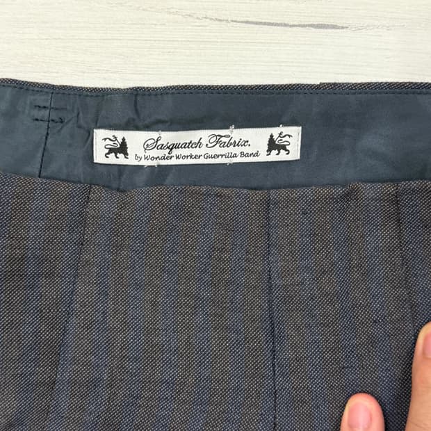 사스콰치패브릭스 17ss 그레이 팬츠