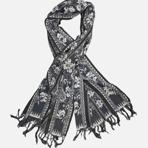 western grunge pattern scarf