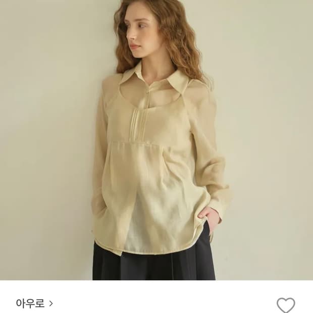 아우로 뷔스티에 블라우스 셋업
