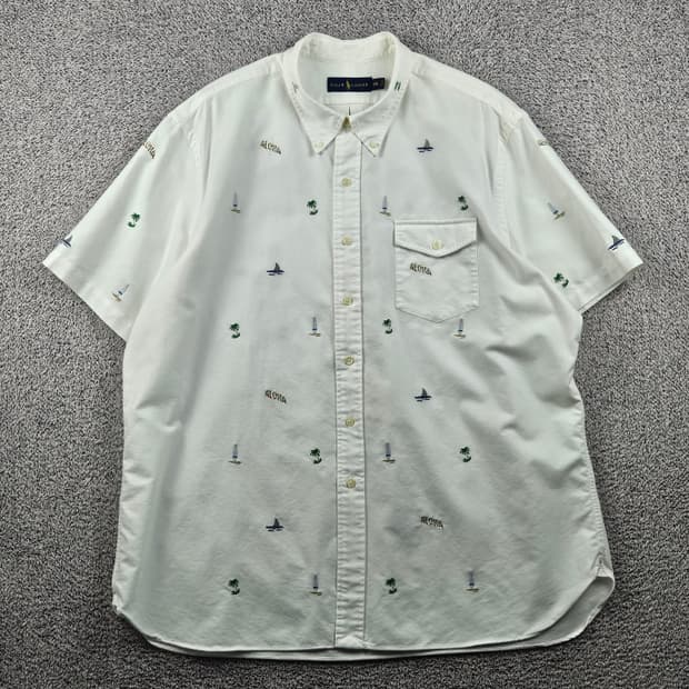 폴로랄프로렌 포니 패턴 반팔 셔츠 ( 2XL ) / 12537