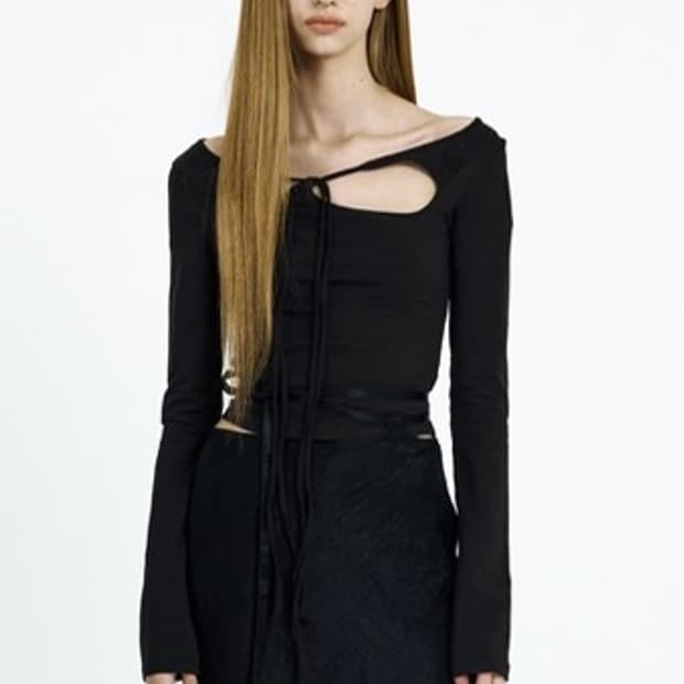 orchid top black