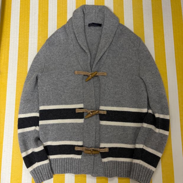 GAP 갭 떡볶이 숄카라 니트 가디건