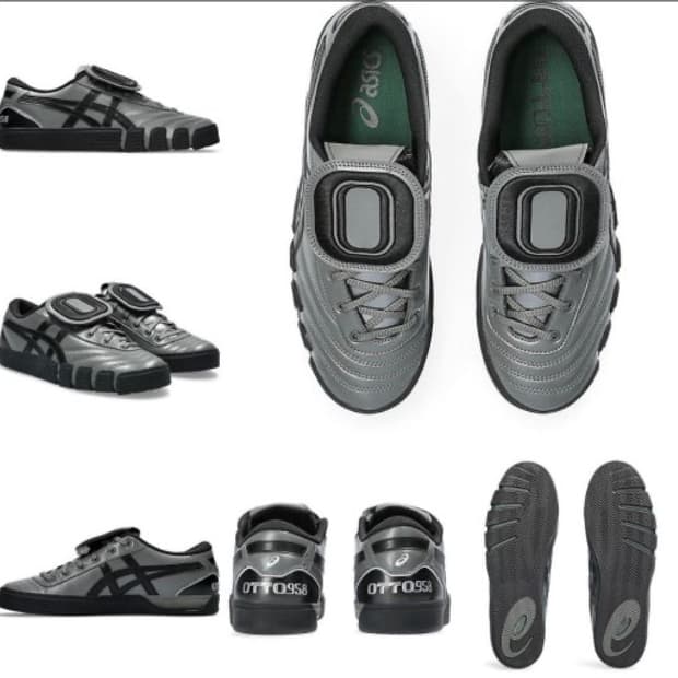 아식스 오토958 젤 플렉스키 다크그레이