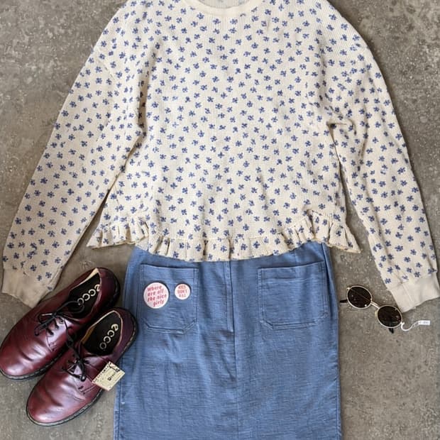 COUPDEFOUDRE 써멀 풀오버 티셔츠