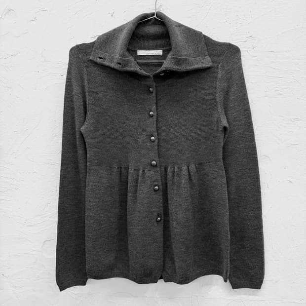 bell house 하이넥 울 가디건
