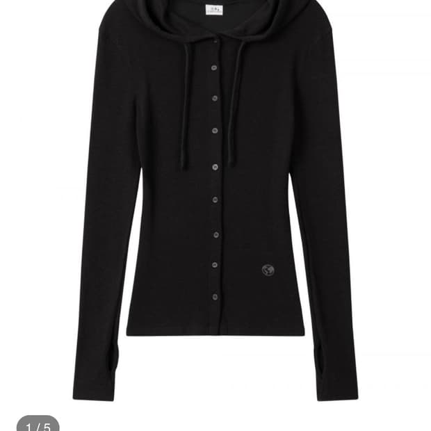 구함!!!어스지구 HOODIE WARMER CARDIGAN (BLACK)