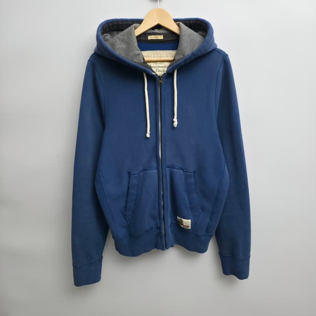[L] 아베크롬비 블루 후드 집업