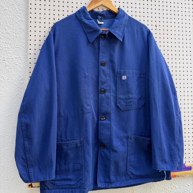 1980s GERMAN DENIM FRENCH 데님 빈티지프렌치워크자켓