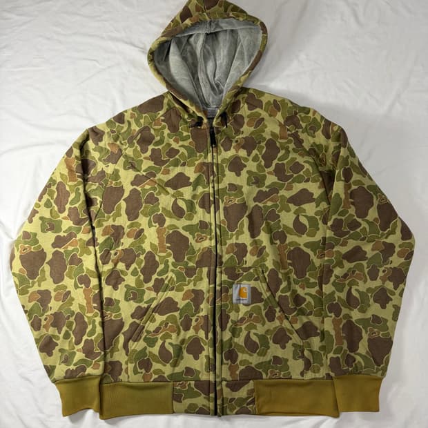 칼하트 덕카모 후드집업 