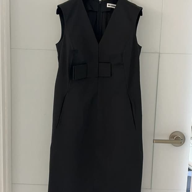 질샌더 블랙 원피스 44,55 정품 