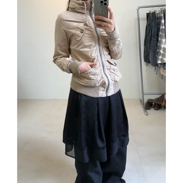 빈티지 셔링 자켓
