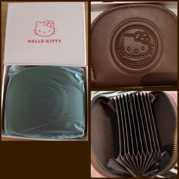 헬로키티 아코디언 카드지갑 새상품