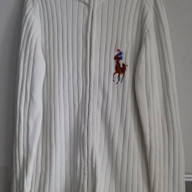 폴로 POLO 빅포니 니트 가디건 105/XL