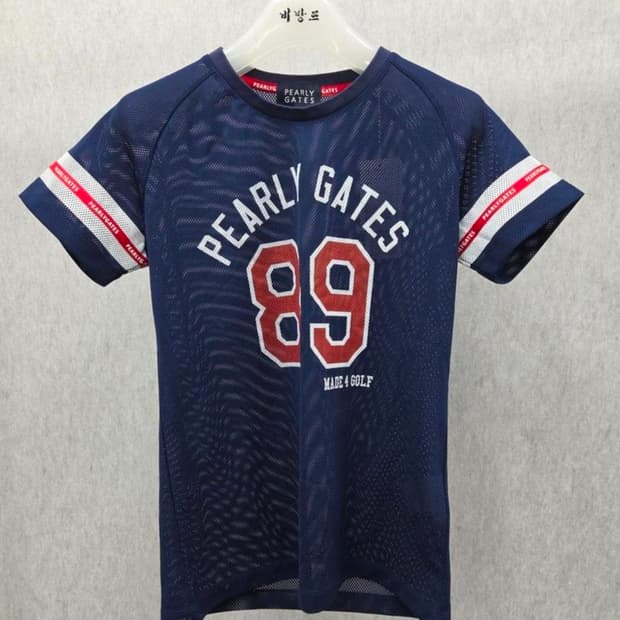 여성 90 파리게이츠 반팔 망사 시스루