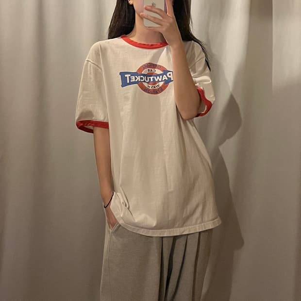 리얼맥코이 링거 반팔티셔츠