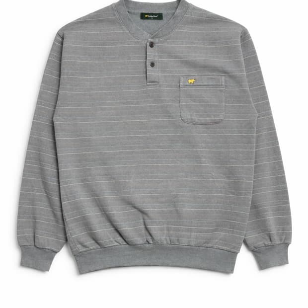 JPN 90s~00s일본 빈티지 y2k 골든베어 스트라이프 헨리넥 맨투맨