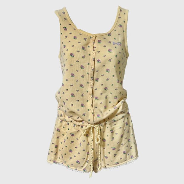 유니클로 슬리브리스 점프수트