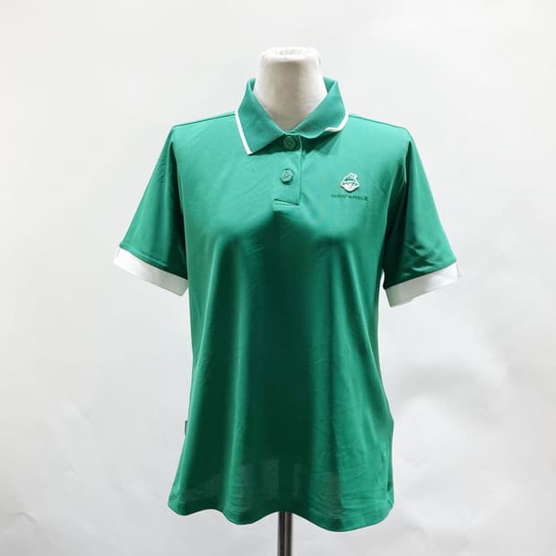 와이드앵글 2023 여성골프반팔 그린 95 