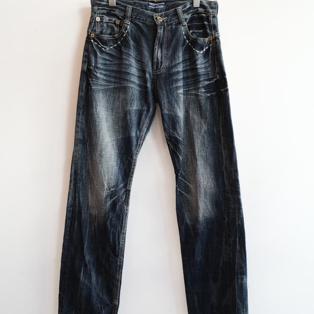 VILLAND DENIM 워싱 진 (32인치)