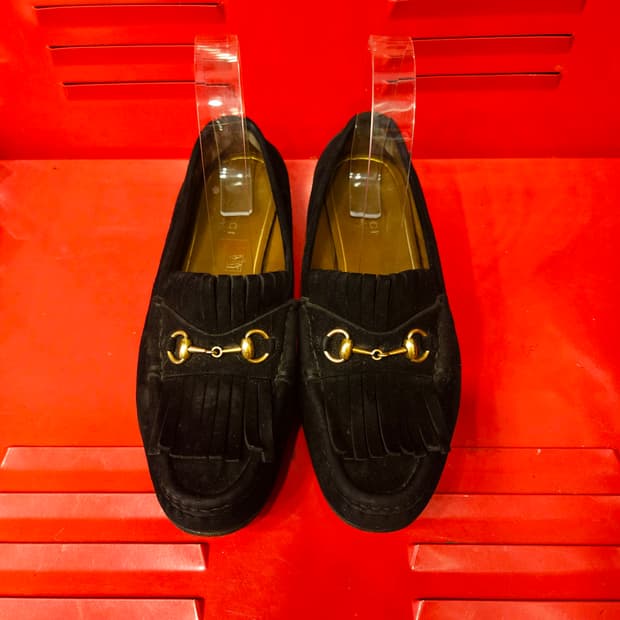 구찌(GUCCI) 홀스빗 스웨이드 로퍼(351305) 36.5size