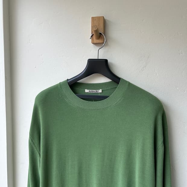 16825 - 오라리 슈퍼 하드 트위스트 울 니트 (울 100%)