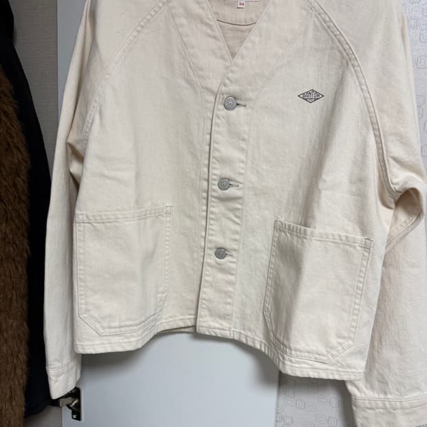 단톤 노카라 자켓