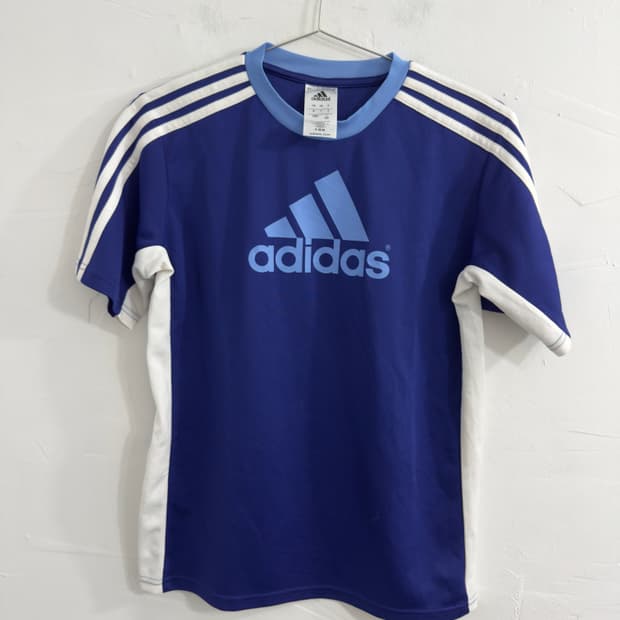 adidas big logo jersey top