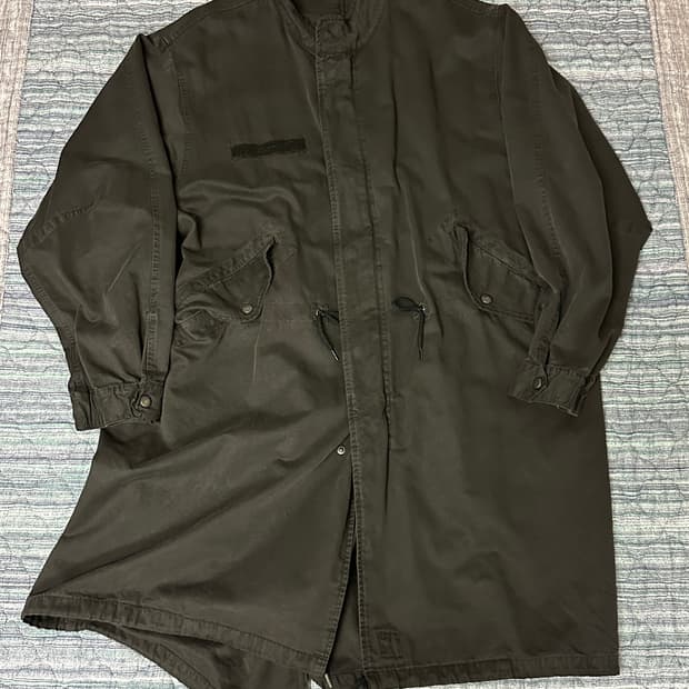 해칭룸 Mods Parka Over Dyed Blue Charcoal