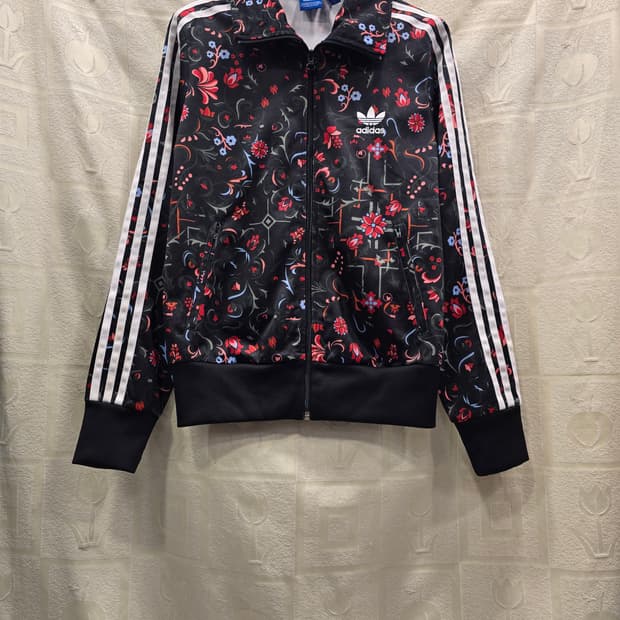 아디다스 불꽃자수 플라워페턴 파이어버드 트레이닝 져지 95~100