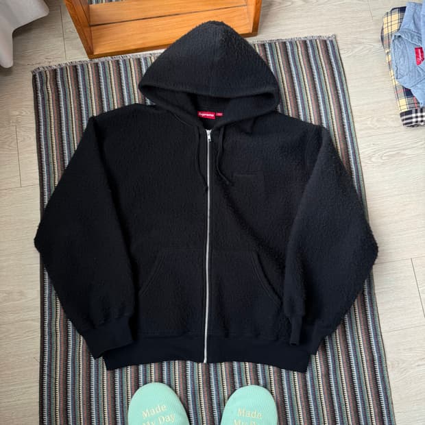 슈프림 필드 모헤어 후드집업