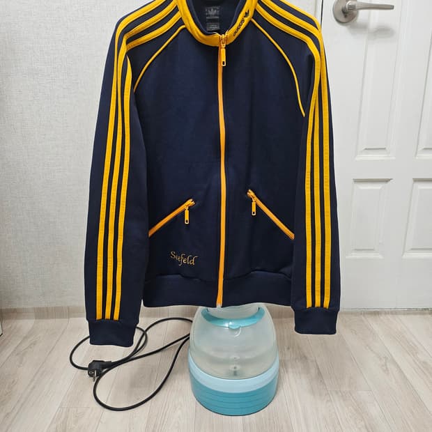(100)L☆초대장급☆아디다스 오리지널 씨펠드 [네이비옐로우] 트랙탑져지