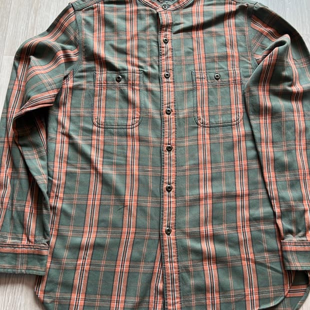 RRL damaged henly neck work shirts