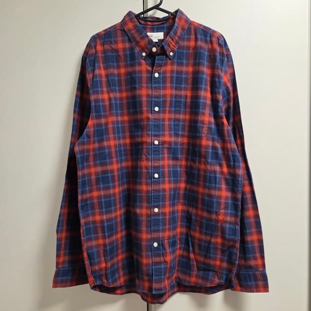 Gap 갭 체크 셔츠 XL(105)