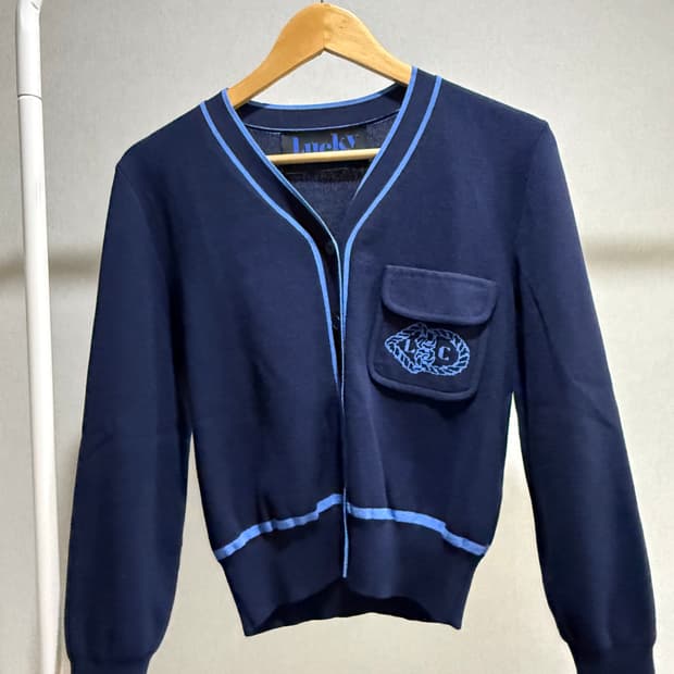 럭키슈에뜨 네이비 가디건 36