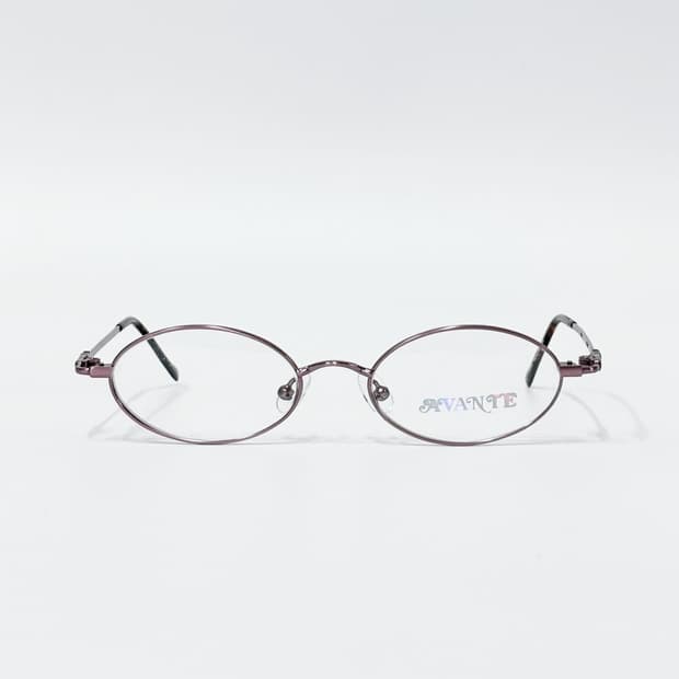 AVANTE 핑크라벤더 오벌 메탈 데드스탁 빈티지안경