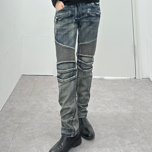 Vintage grunge biker jeans 