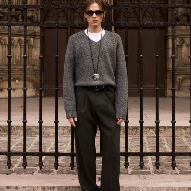 [M] STU 크리즈 벨트 슬랙스 (차콜)