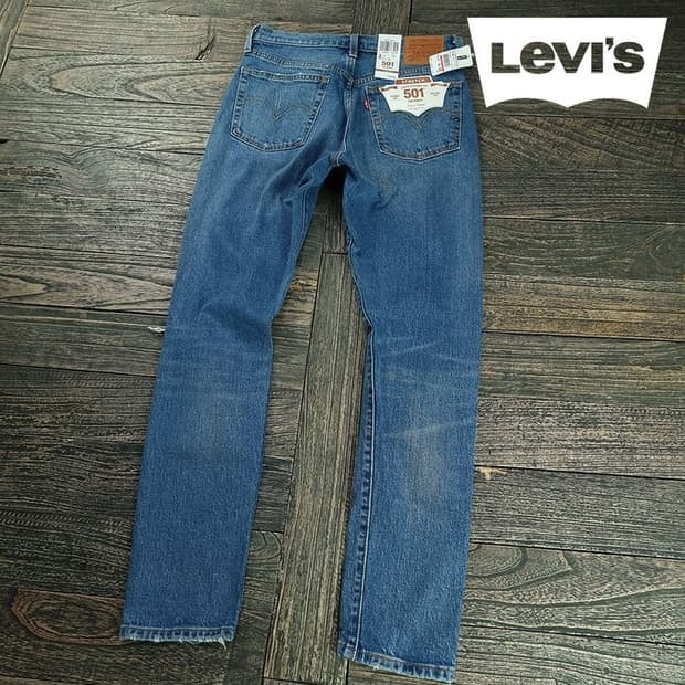 [리바이스 (새상품) 501 스림핏 데님 팬츠 청바지 M19490