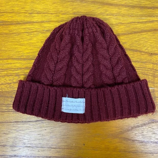 빈티지 꽈배기 비니