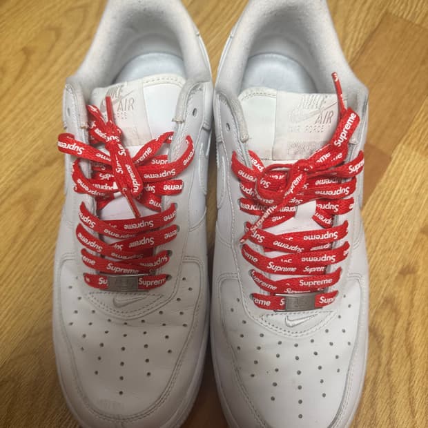 [265]나이키x슈프림 포스로우 화이트