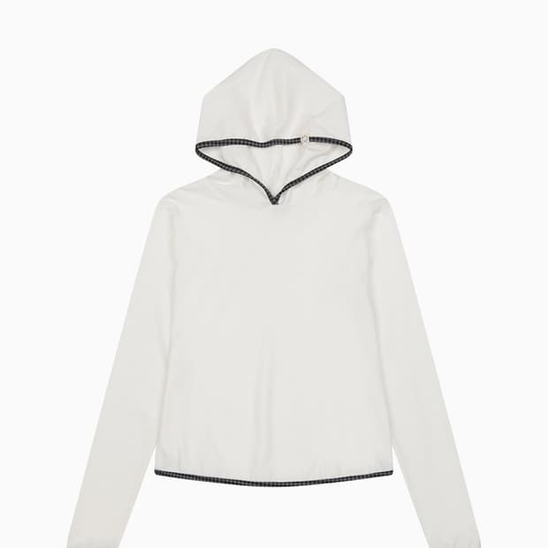 오헤시오 long hooded t-shirt 아이보리 