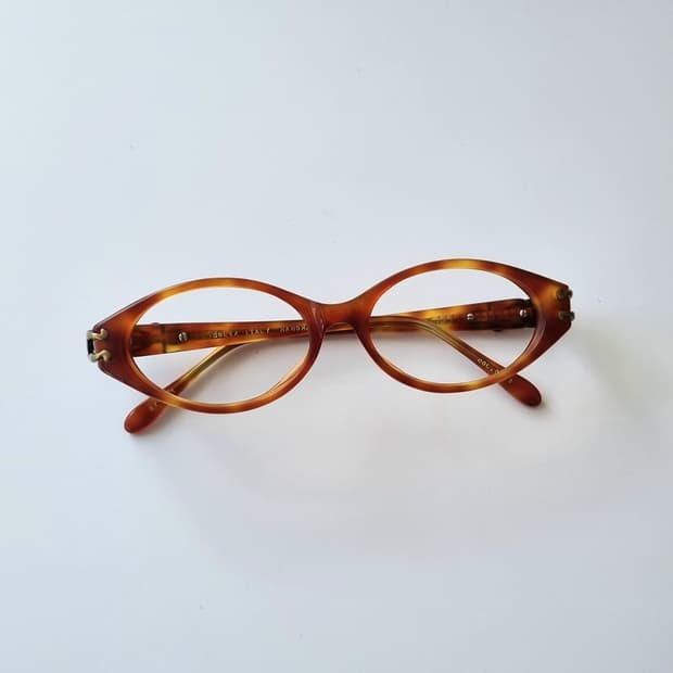 데드스탁 유니크한 디테일 빈티지 안경테  1186