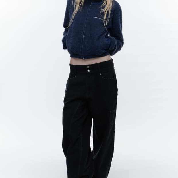 웻태그 니트집업